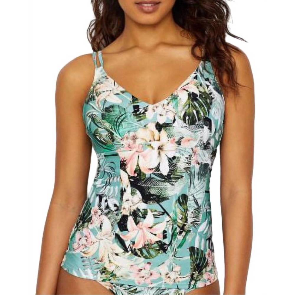 NEW AZURA sanctum bralette tankini top in moss